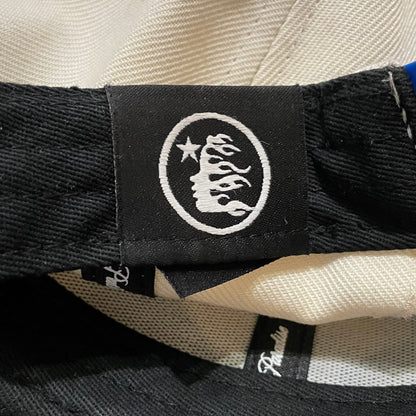 Hellstar Shark Teeth Snapback Off White/Royal Blue