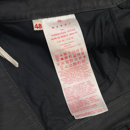 Marni Washed Chino Shorts Black