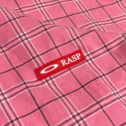 GV Gallery Cropped Raspberry Thermal Flannel Pink