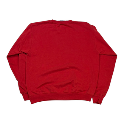 Y2K Champion Wisconsin Crewneck Red
