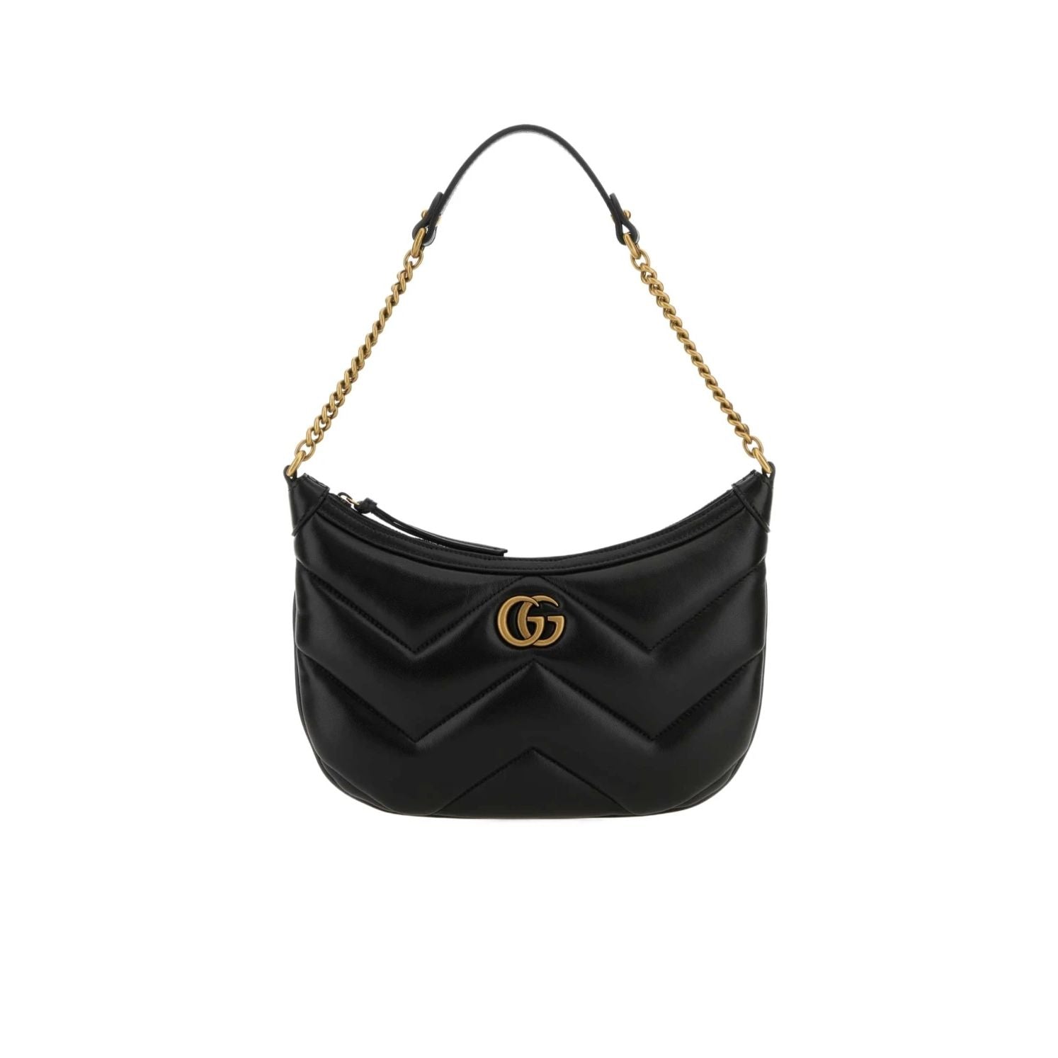 Gucci GG Marmont Small Quilted Shoulder Bag Black