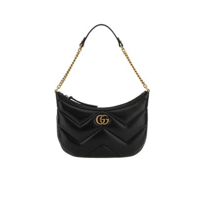 Gucci GG Marmont Small Quilted Shoulder Bag Black