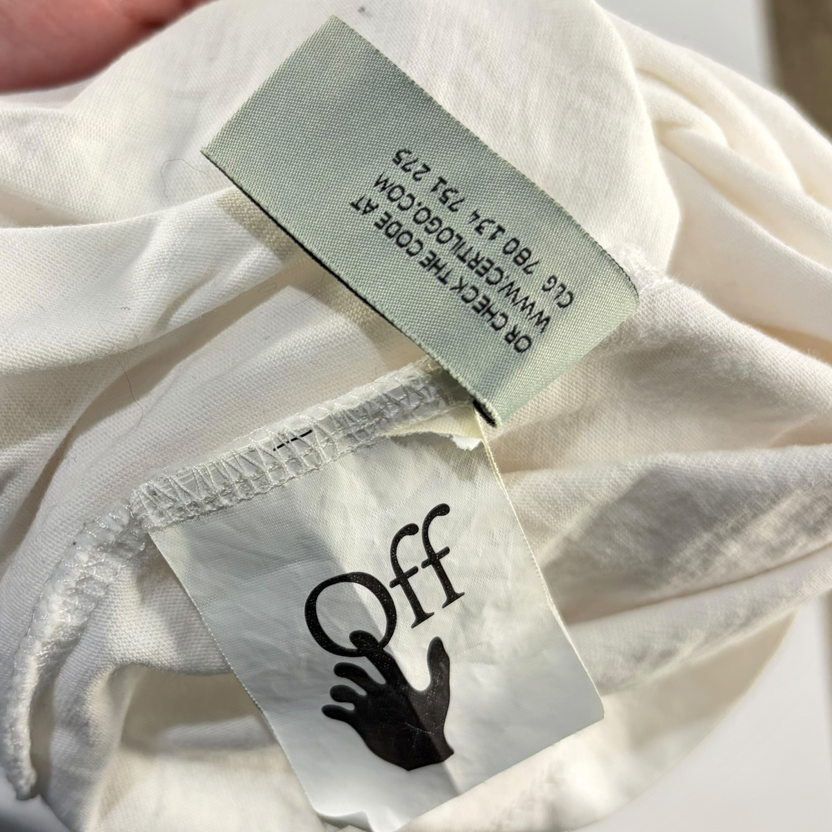 OFF-WHITE Caravaggio Painting Oversized Tee White