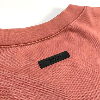 Fear of God Essentials Heavy Crewneck Tee Crimson