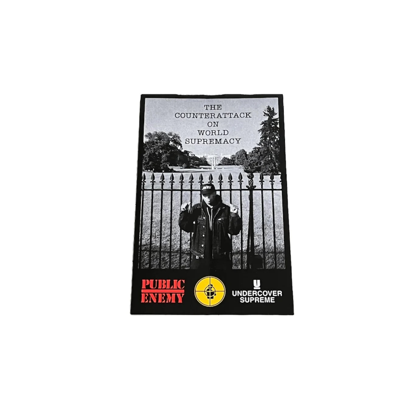 Supreme Undercover/Public Enemy Counterattack on World Supremacy Sticker