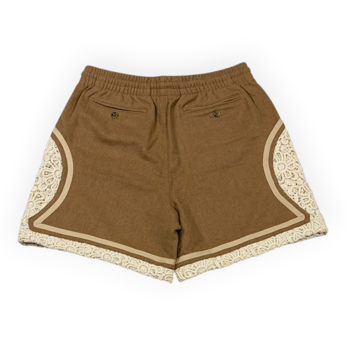 Aime Leon Dore Lace Court Shorts Camel