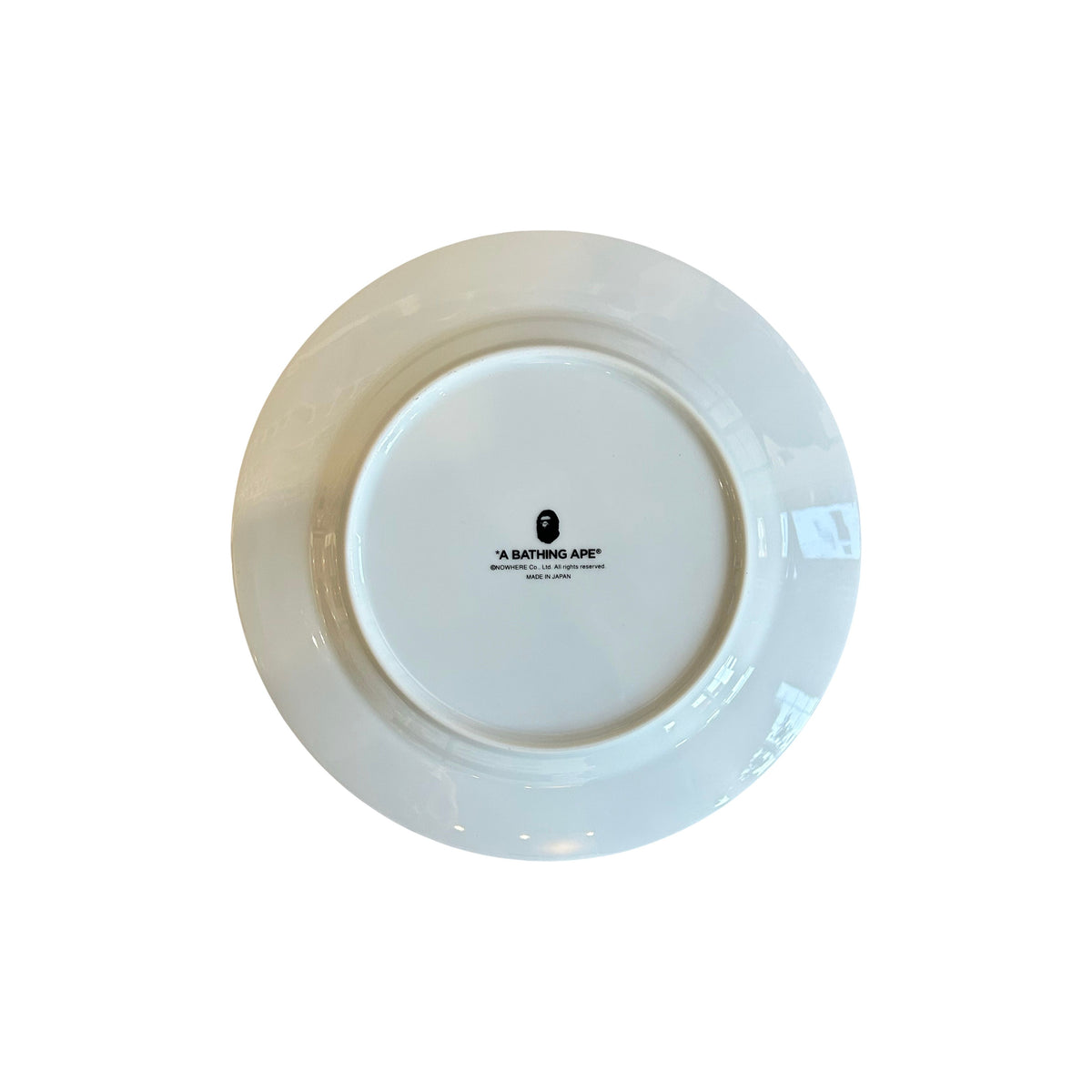 BAPE Madison Avenue Baby Milo Plate White