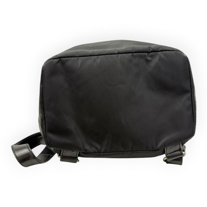 Prada Leather/Nylon Tessuto Mini Backpack Black