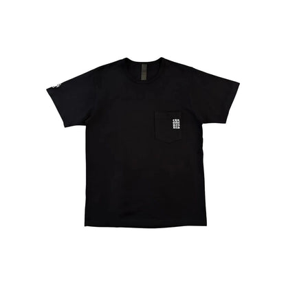 Chrome Hearts Embroidered Eyechart Pocket Tee Black