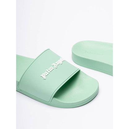Palm Angels Logo Slide Mint