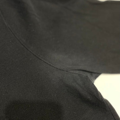 Moncler Pique Polo LS Black