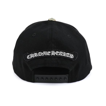 Chrome Hearts Dagger Denim Baseball Hat Black/White
