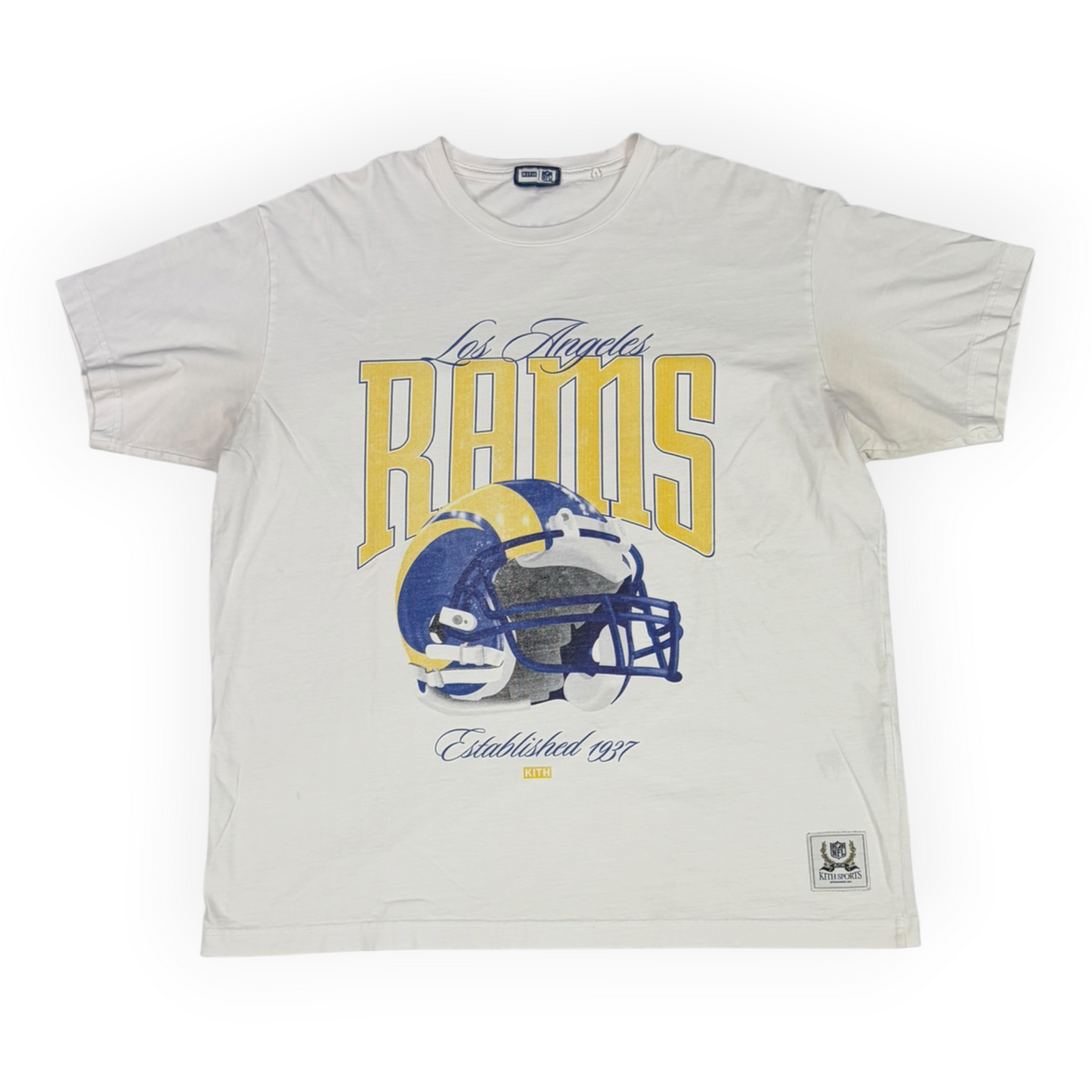 Kith x NFL Rams Vintage Tee White