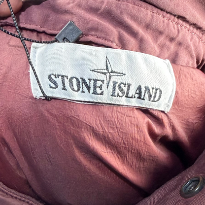 Stone Island Garment Dyed Crinkle NY Down Jacket Burgundy