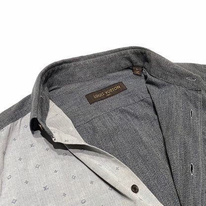 Louis Vuitton Cotton Monogram Shirt Grey