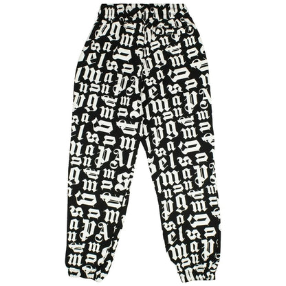 Palm Angels Broken Monogram Sweatpants Black
