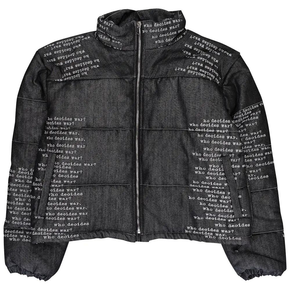 Who Decides War Signature Scripture Puffer Black/White