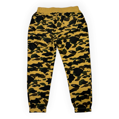BAPE 1st Camo Sweat Pants Yellow