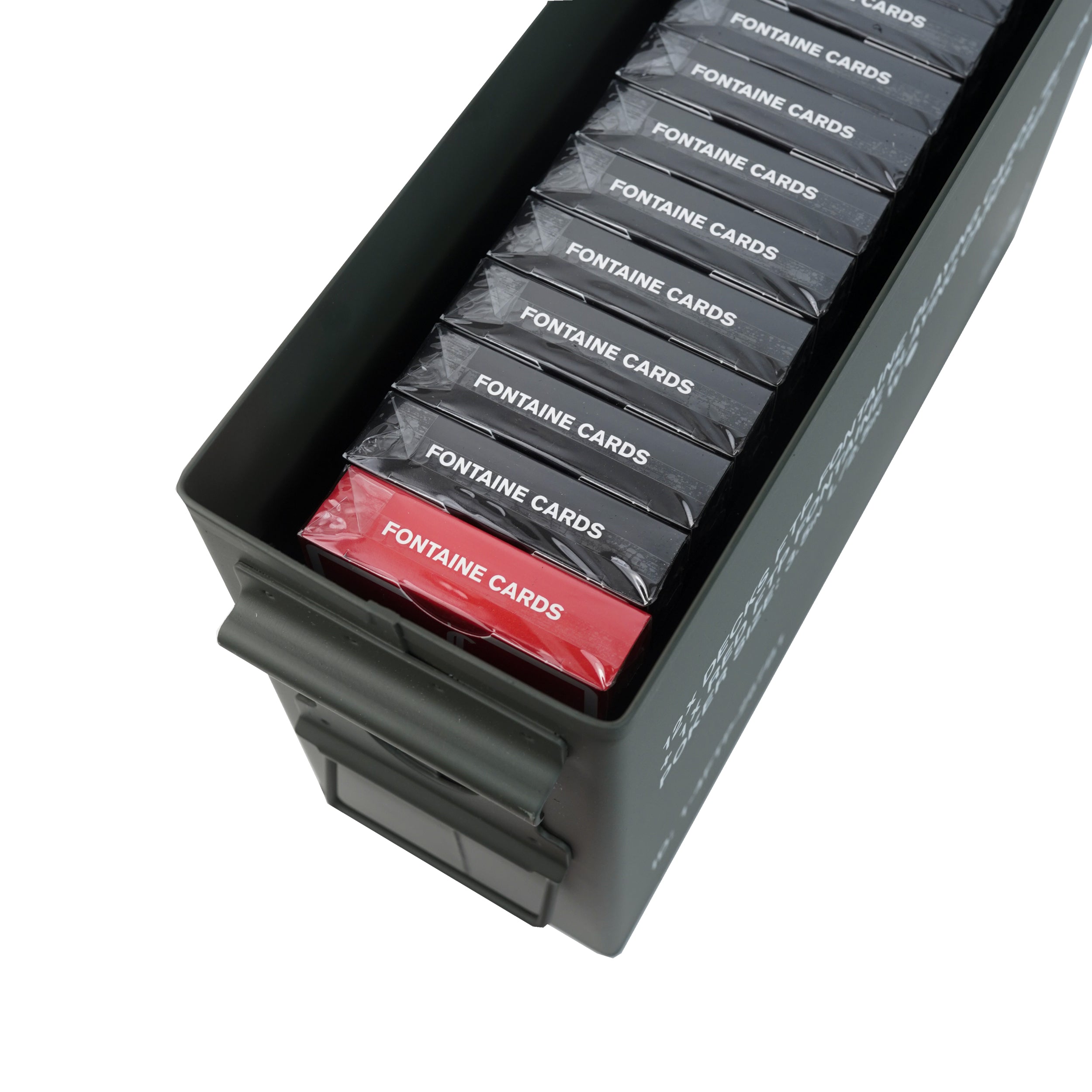 FTP Fontaine 12 Black Edition & 1 Red Edition Decks Ammo Brick Box