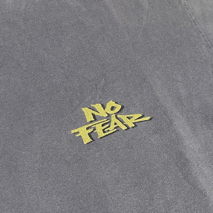 90's NO FEAR Stronger, Faster, Younger Tee Grey