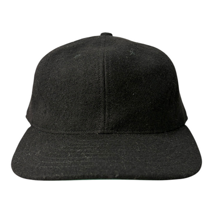 Ebbets Field Wool Fitted Ball Cap Black