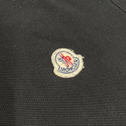 Moncler Pique Polo LS Black