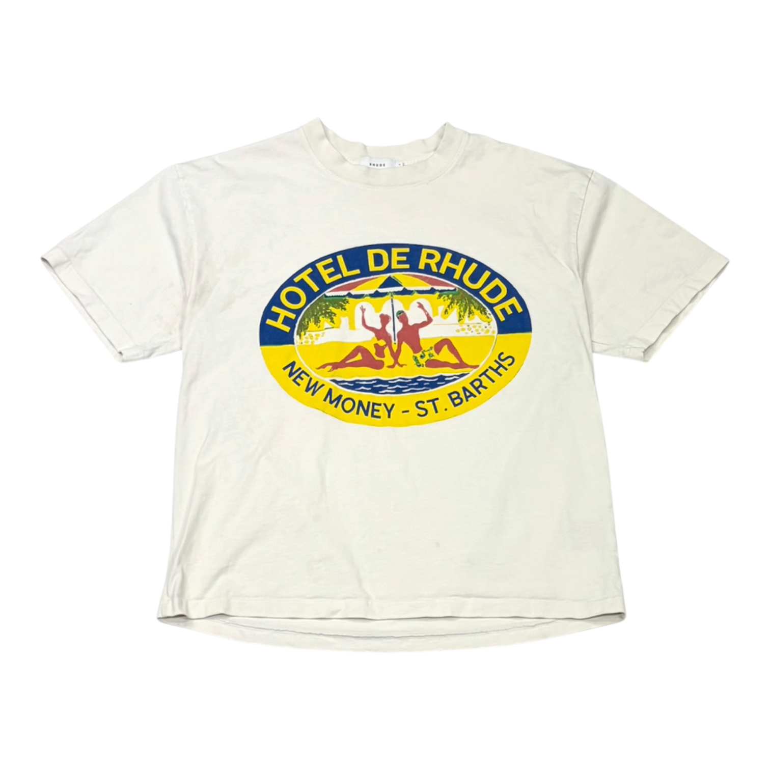 Rhude Hotel de Rhude Tee White