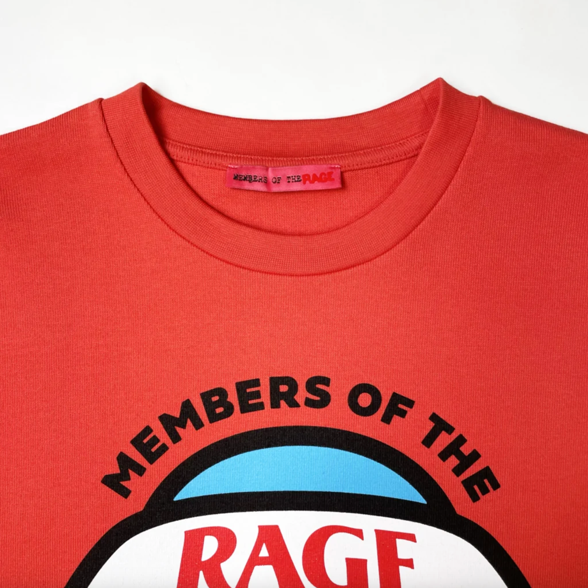 Members of The Rage Logo Long Sleeve Infrared