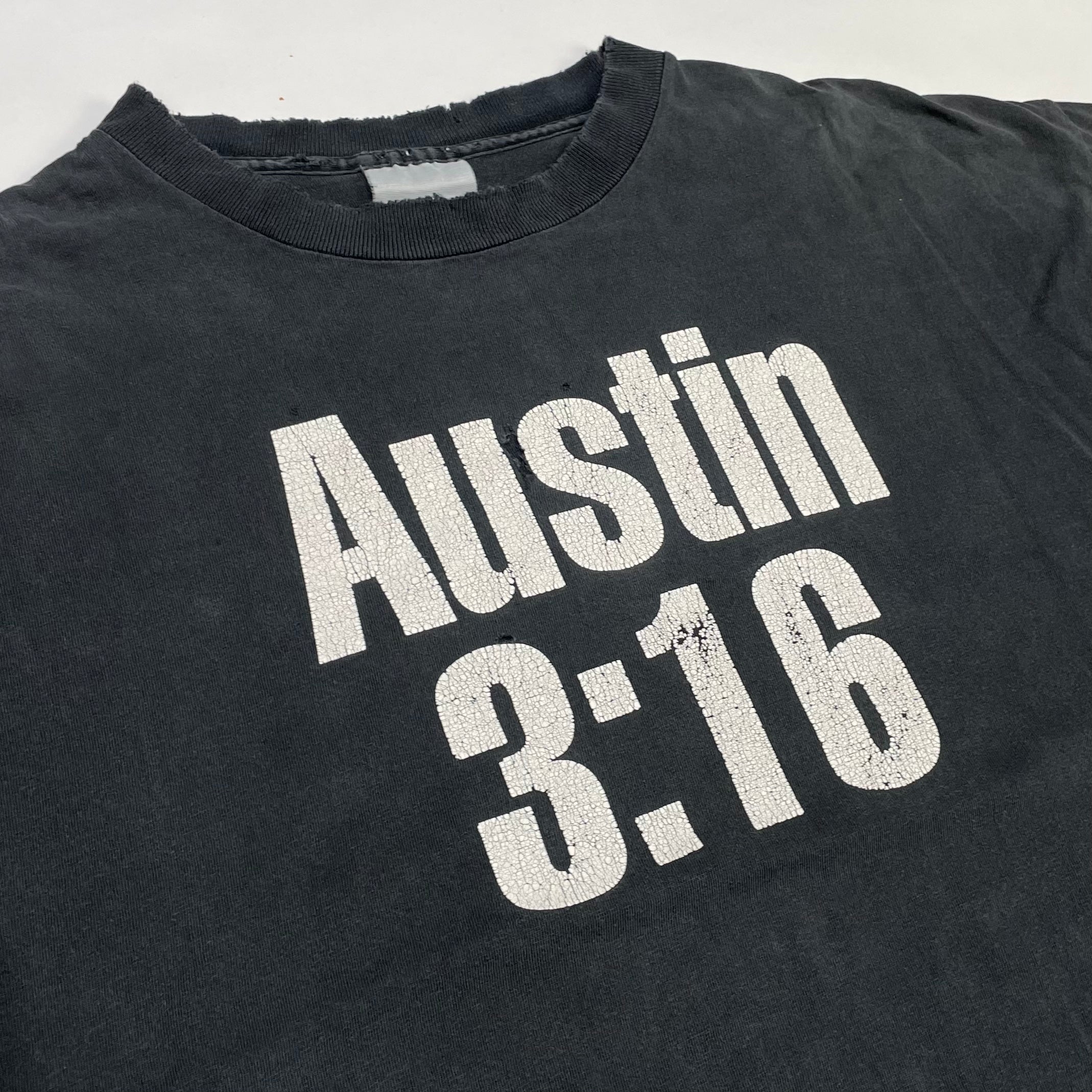 90's Stone Cold Austin 3:16 Tee Black