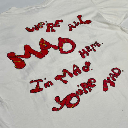 90's Alice in Wonderland Chesire Cat Tee White