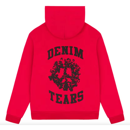 Denim Tears Denim University Zip Hoodie (SS24) Red