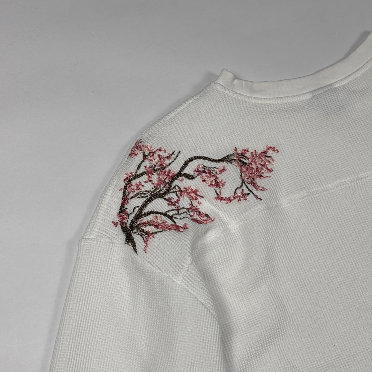 Derschutze Blossom Thermal Waffle LS White