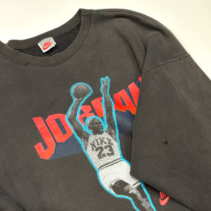 90's Nike Jordan Crewneck Black