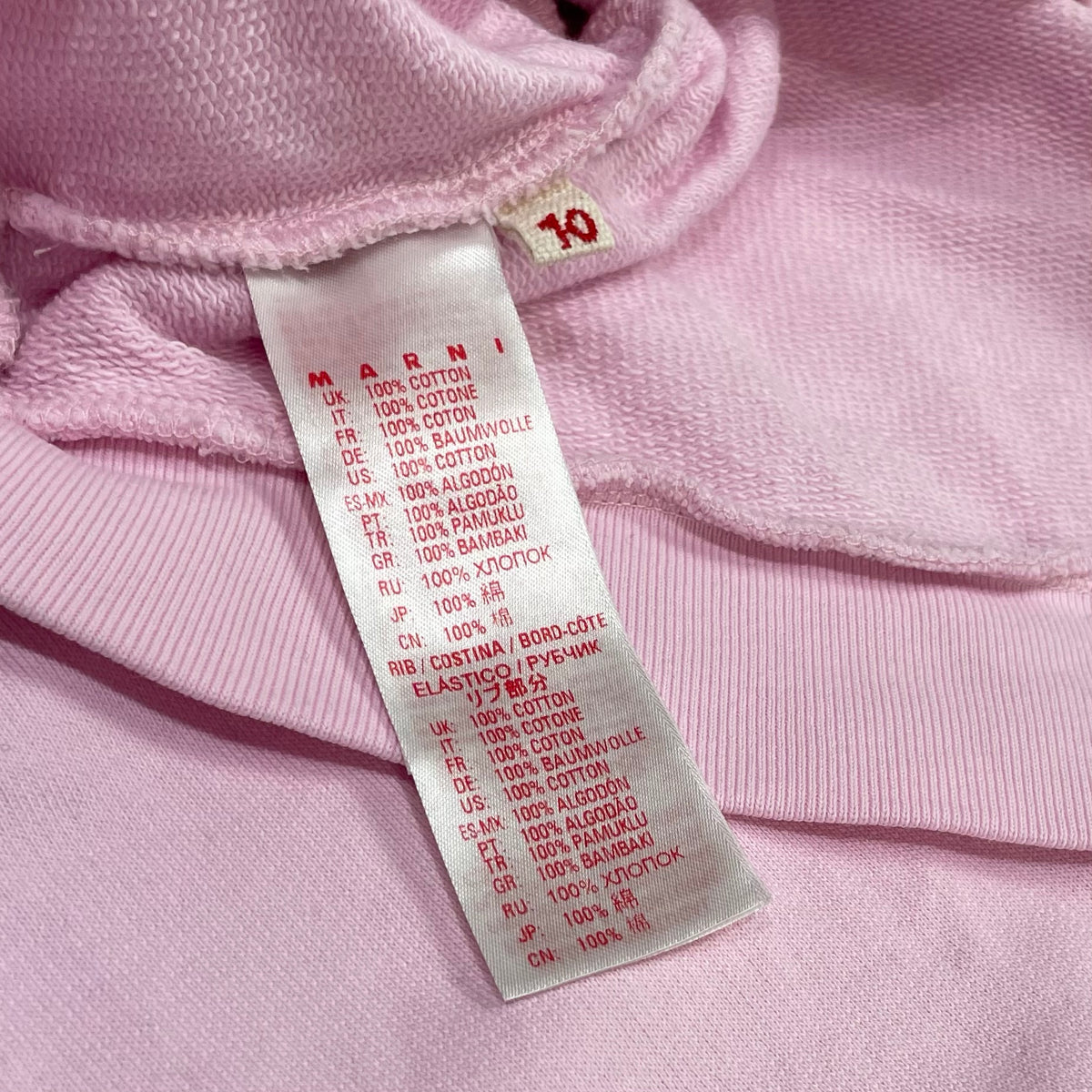 Marni Kids Bouquet Sweatshirt Pink