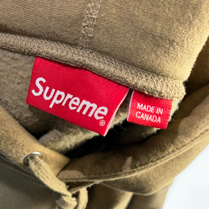 Supreme Box Logo Hooded Sweatshirt (FW23) Dark Sand
