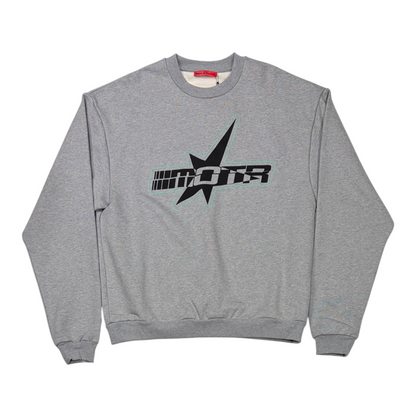 Members of The Rage Oversized Crewneck Heather Grey