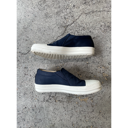 Rick Owens Drkshdw Canvas Slip-On Sneakers Black