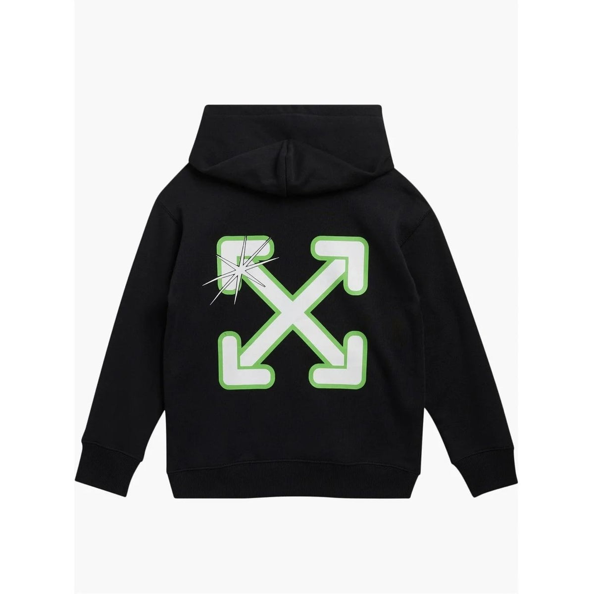 Off-White Kid's Glow in the Dark Hoodie Black