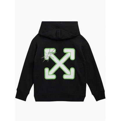 Off-White Kid's Glow in the Dark Hoodie Black