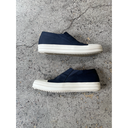 Rick Owens Drkshdw Canvas Slip-On Sneakers Black