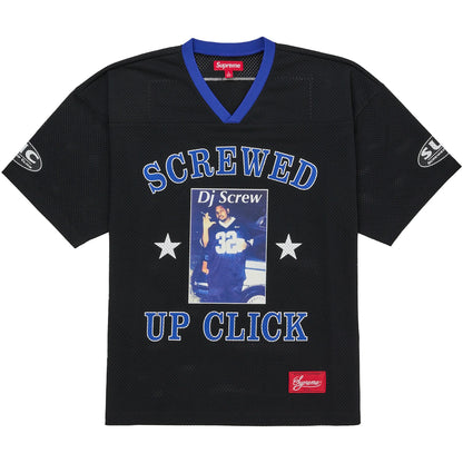 Supreme DJ Screw Football Jersey Black