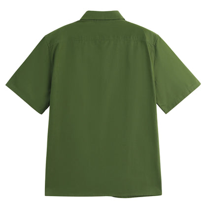 Von Dutch Classic Mechanic Shirt Olive