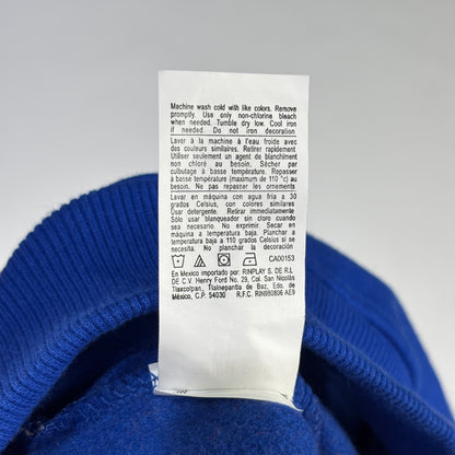 Supreme x Champion Striped Hooded Sweatshirt Blue/Orange