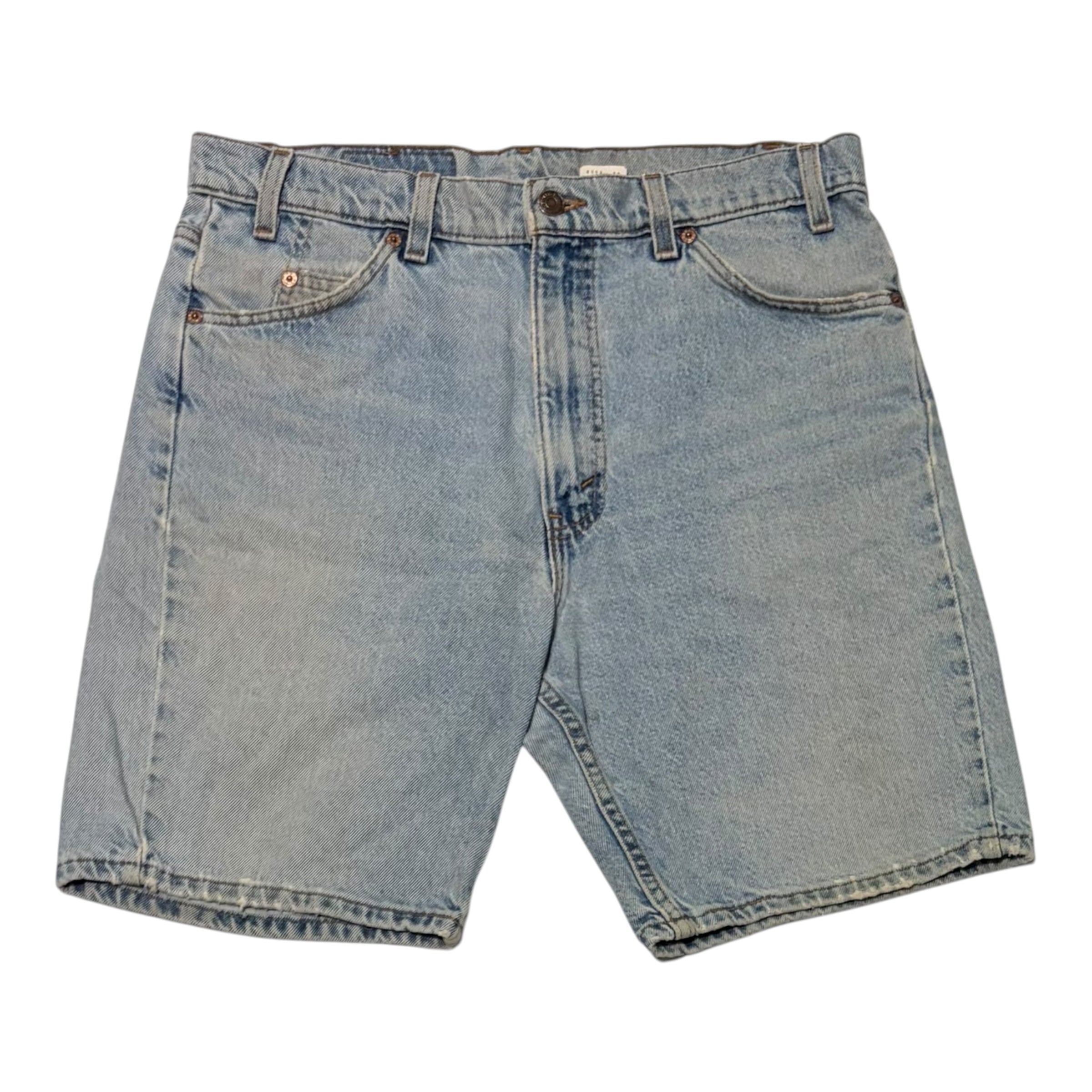 1997 Levi's 505 Orange Tab Shorts Light Wash