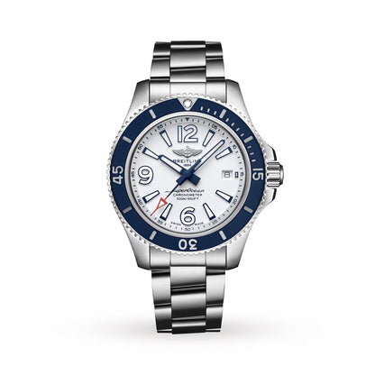 Breitling Superocean 42 White Dial Stainless Steel Men's Watch