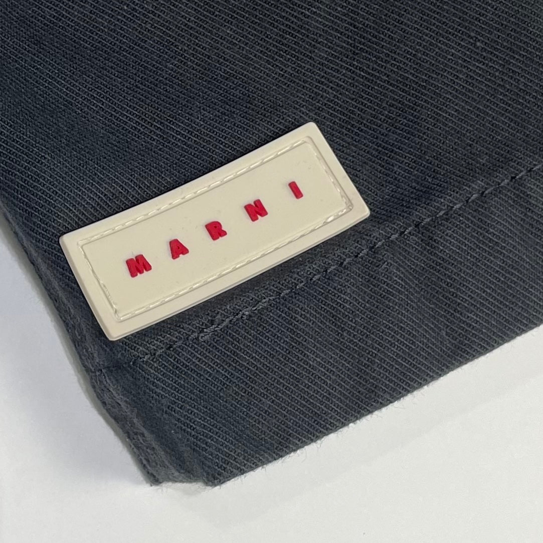 Marni Washed Chino Shorts Black