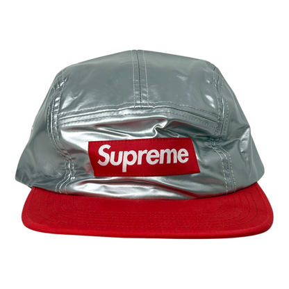 Supreme Metallic Camp Cap Red