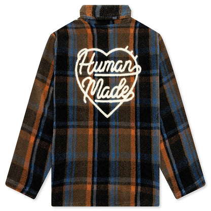 Human Made Fleece Pullover Brown