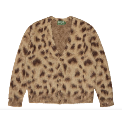 Denim Tears Mohair Animal Print Cardigan