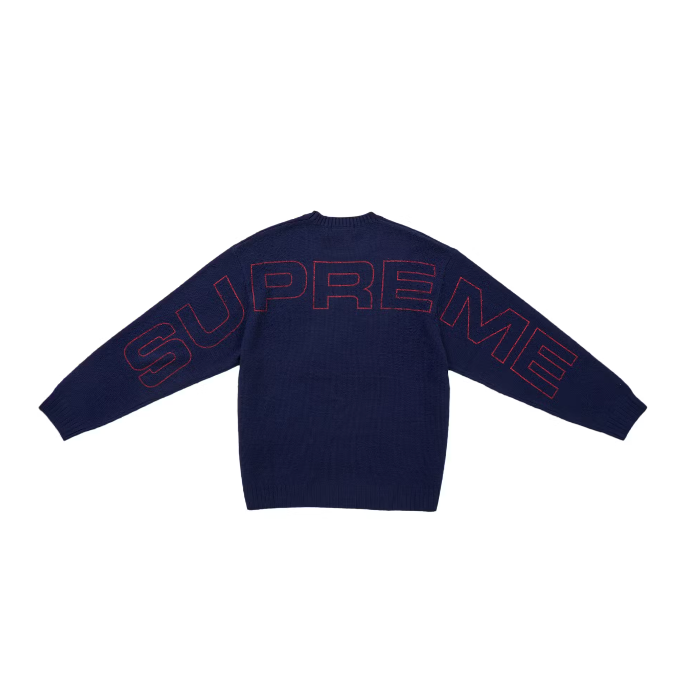 Supreme Pilled Sweater (SS26) Navy